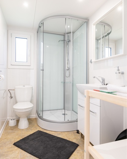 Mobile Home Bathroom with Sanitary Equipment