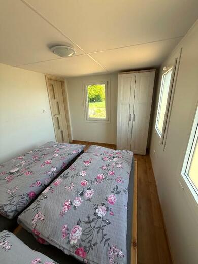 Bedroom in mobile home | Cozy holiday accommodation