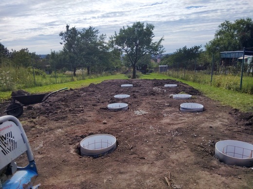 Foundation Ground Piles for Mobile Home | Pre-Installation