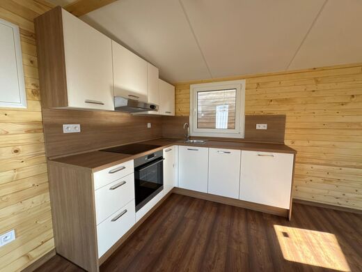 Modern Kitchen Unit in a Mobile Home