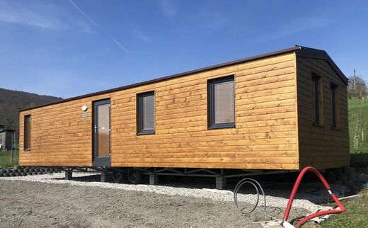 Kvalitné päťkomorové okná na mobilnom dome