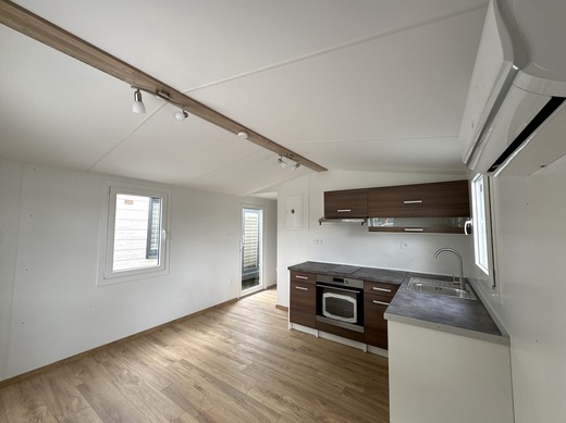 Living Room with Kitchen | Mobile Home Economy Interior