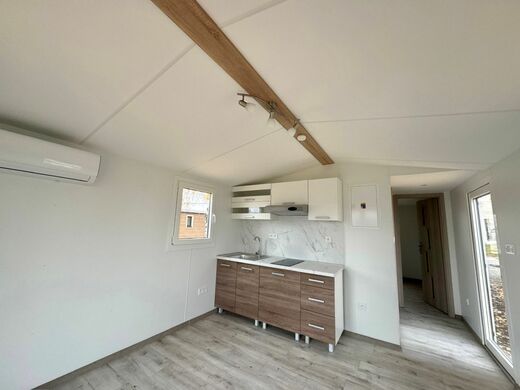 Open-Plan Living Room and Kitchen | Mobile Home Interior
