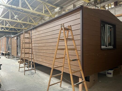 Mobile Home Under Construction