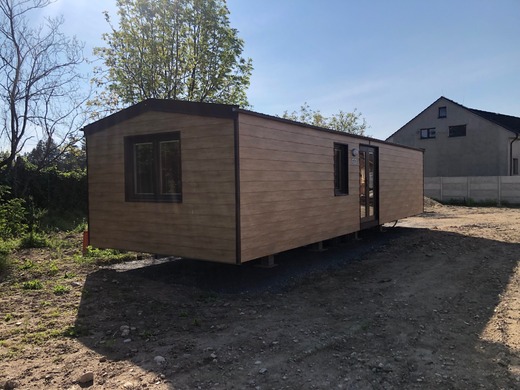 Mobile Home Kerafront Facade Side View