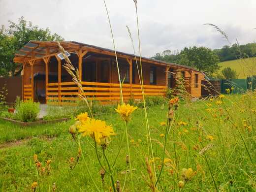 Mobile Home Nuss Facade Summer Atmosphere