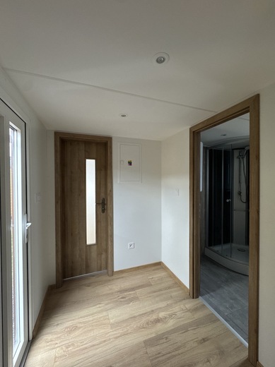 Modern Mobile Home Hallway | Practical Entrance Design