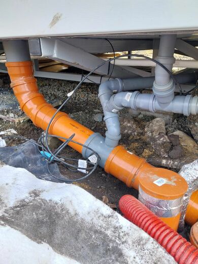Mobile Home Waste Connection | Sewage System Setup