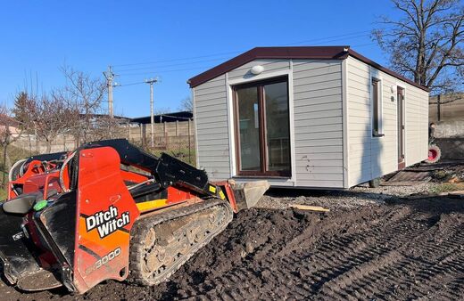 Mobile Home Super Arktik Installation on Land | Site Setup