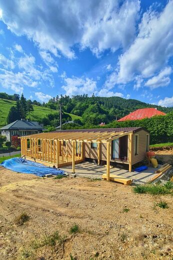 Mobile Home Super Arktik with Terrace Construction