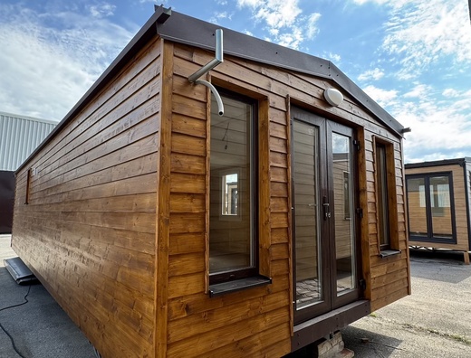 Super Arktik Mobile Home with Wooden Facade