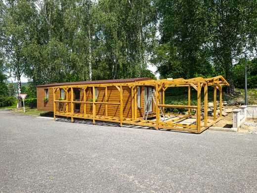 Installing a Terrace for a Mobile Home