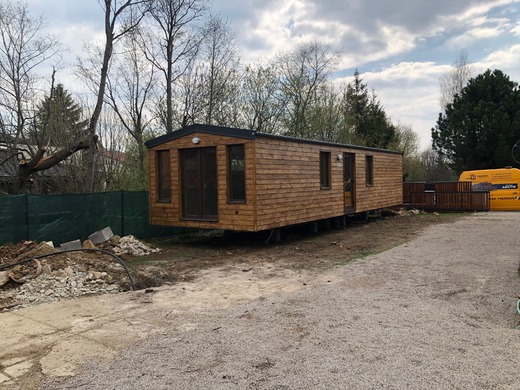 Natural Timber Facade Mobile Living Unit