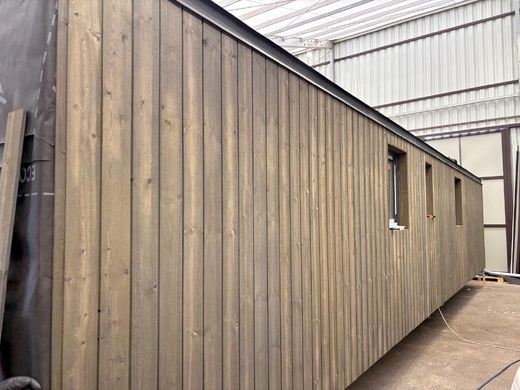 Rear Wall of SUPER ARKTIK PLUS WOOD Mobile Home