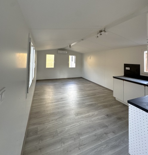 Modern Mobile Home Living Room | Bright and Spacious