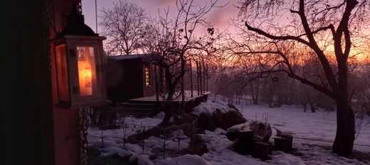 Mobile Home Super Arktik – Winter Landscape Scene